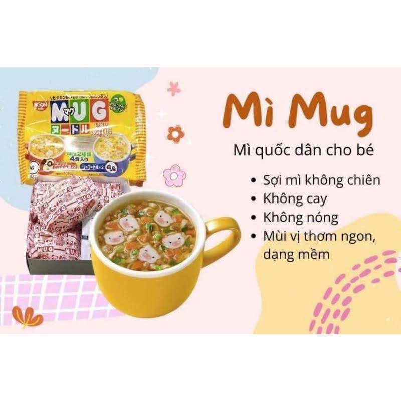 [Date 12.2023] Mì Mug Nhật cho bé ăn dặm