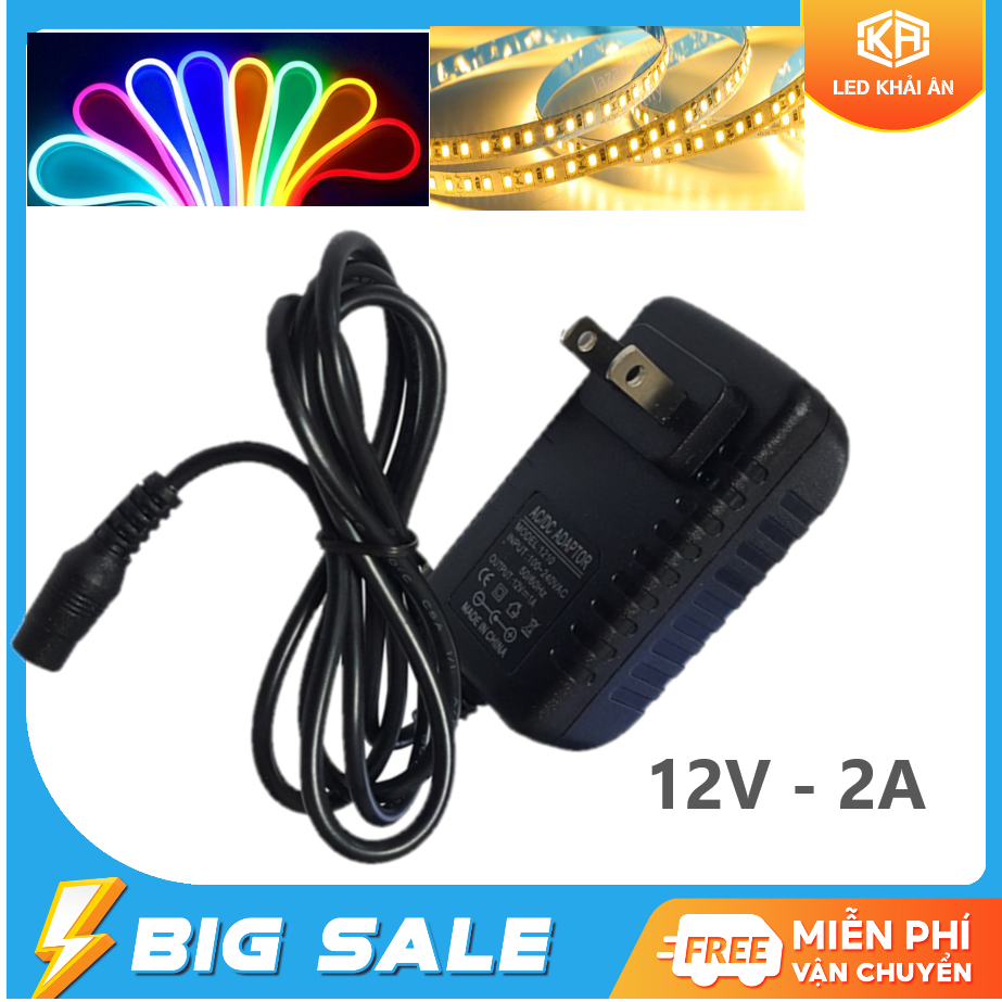 Adapter 12v 1a sử dụng cho camera, led dây, neon,....