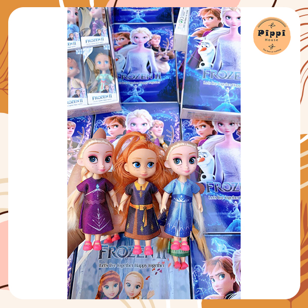 Set of 6 Disney Frozen dolls