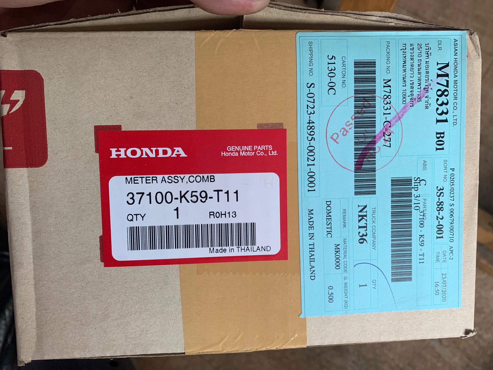 Đồng hồ honda vario click 2018-2021