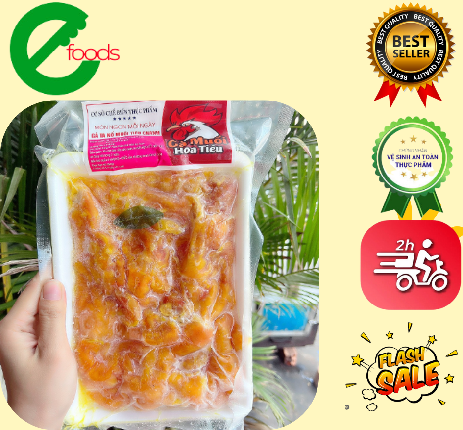 Chân Gà Ủ Muối Rút xương 500G (Chọn Giao Hàng 2h giúp shop )