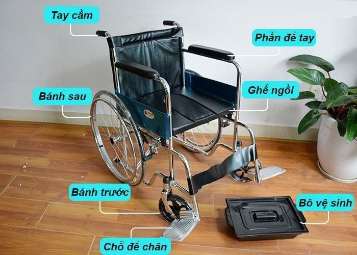Xe lăn có bô Lucass X8