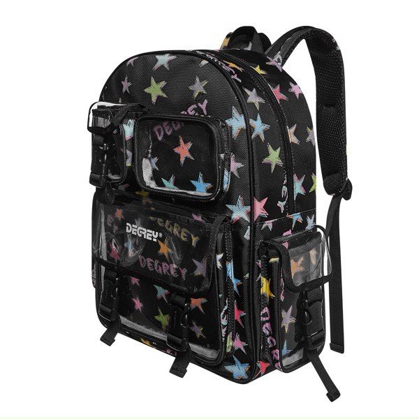 Balo Hoạ Tiết Chữ và Loang Degrey Basic Backpack [ Ảnh thật 100% ]