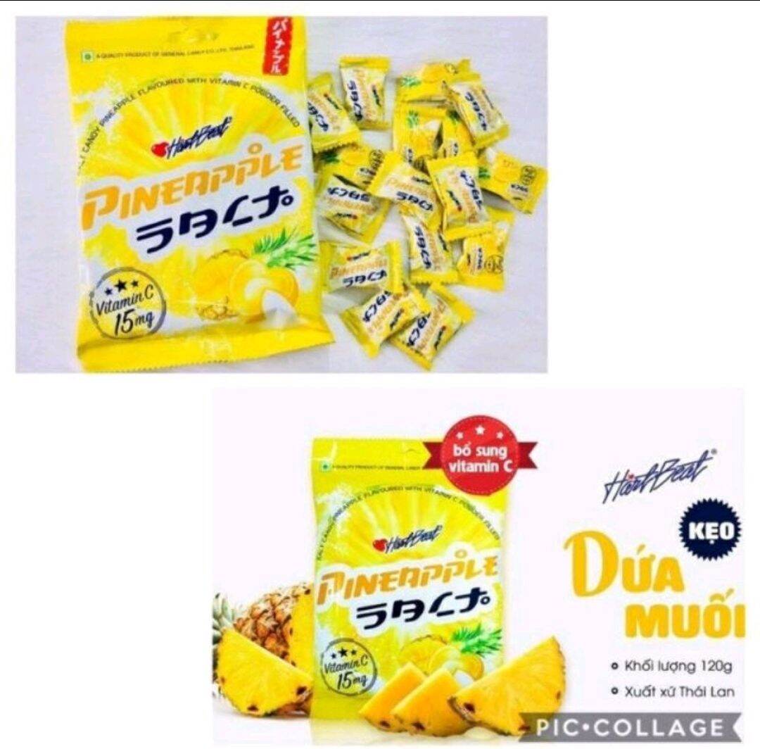 Kẹo Chanh Muối Dứa Muối Thái Lan