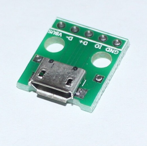 Jack MicroUSB hàn chân sẵn