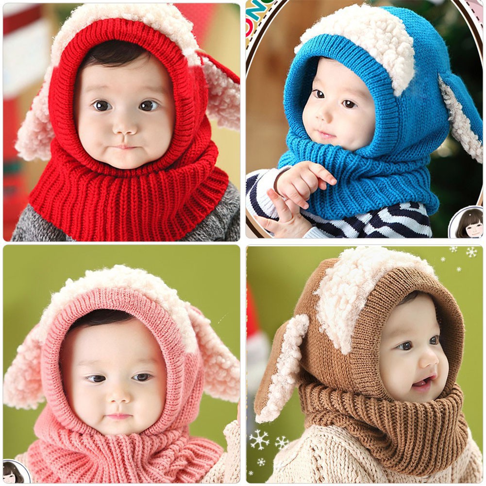 Mũ Lông Cừu Cho Bé Từ 05 Tháng Đến 03 Tuổi