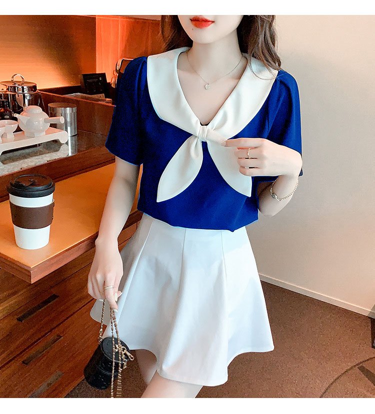 ÁO SƠ MI CỔ THẮT NƠ HARA