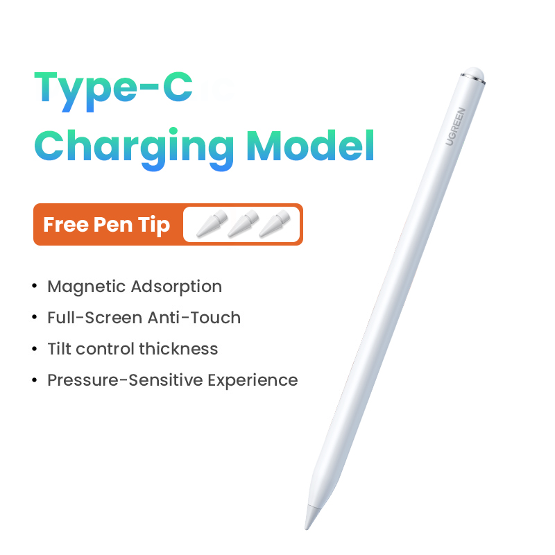 UGREEN Stylus Pen for iPad Apple Pencil Active Stylus Pen for iPad Pro iPad Air Accessories Touch Pen Model:35762