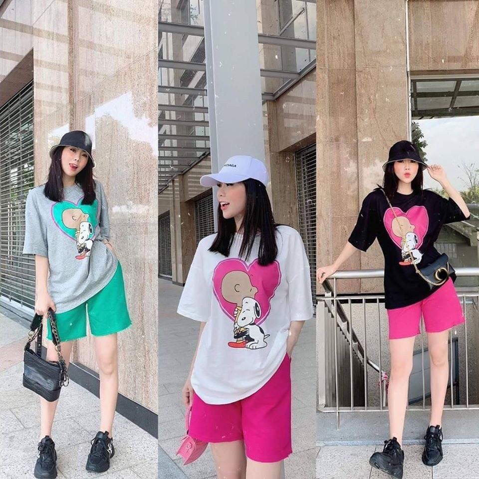 [HCM]SET BỘ THỜI TRANG ĐÙI THIÊU HỌA TIẾT SIÊU DỄ THƯƠNG