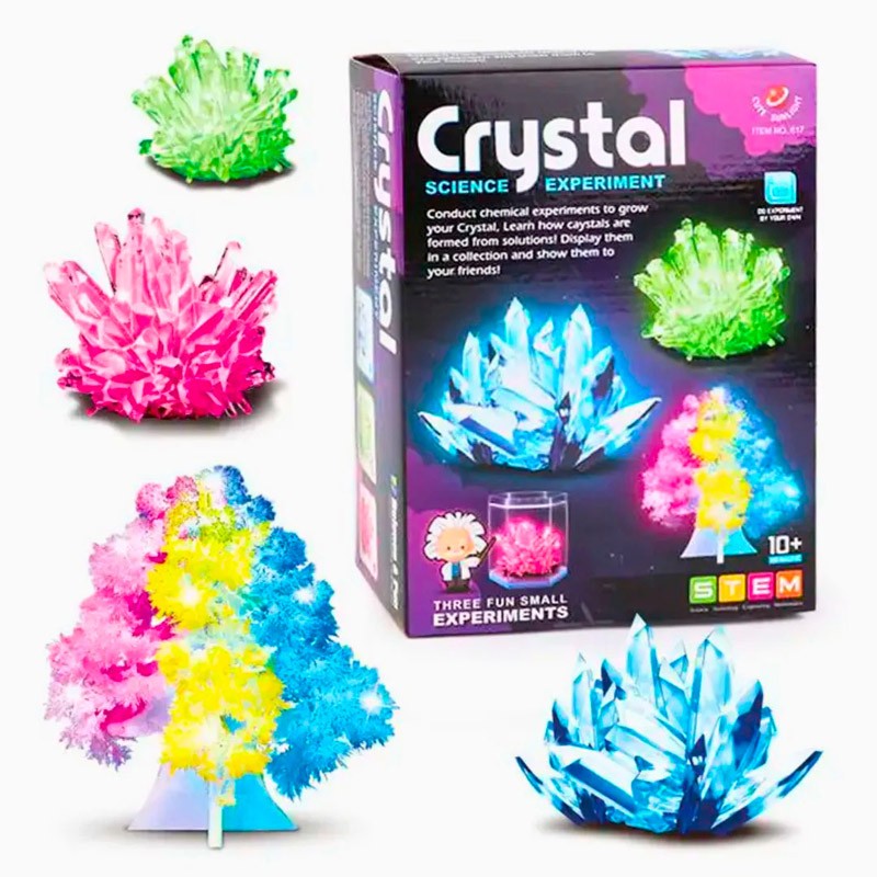 L lab science toys gifts \ N3 science experiment kit | crystal growing | 3 fun small crystal science experiment L dealashopvn