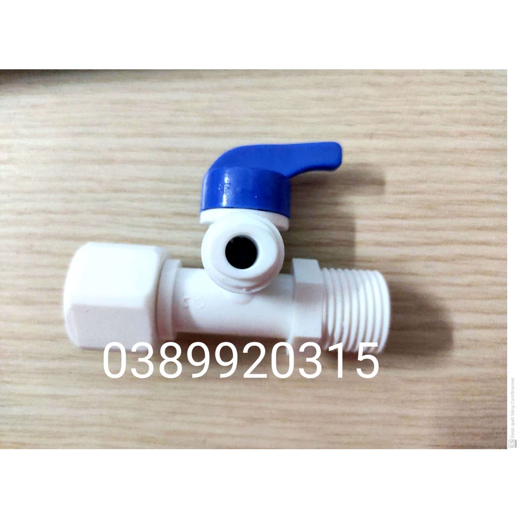 Bộ chia nước đầu vào Khẩu khóa nhựa dây 10 dây 6 Van cấp nước đầu vào máy lọc nước