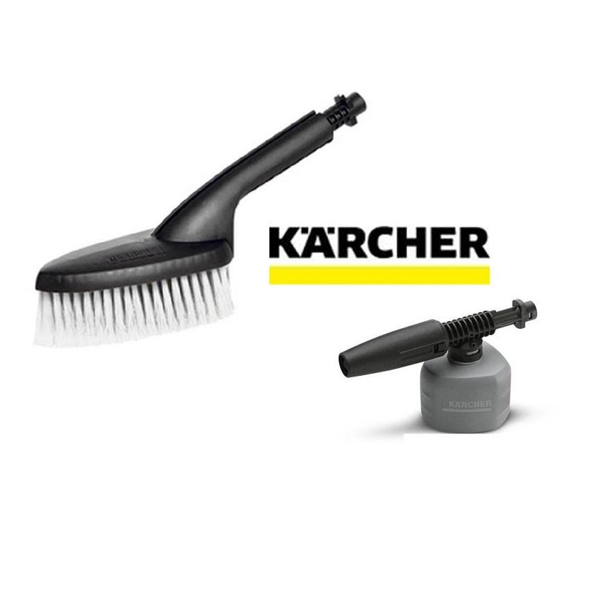Bộ đầu chà và Bình xịt rửa xe ô tô Karcher