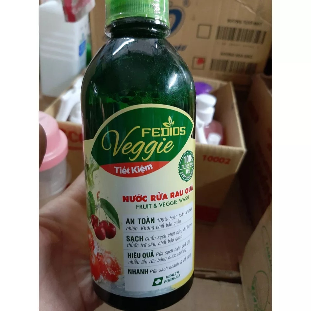 Nước Rửa Rau Củ Quả, Trái Cây FEDIOS VEGGIE 400ml