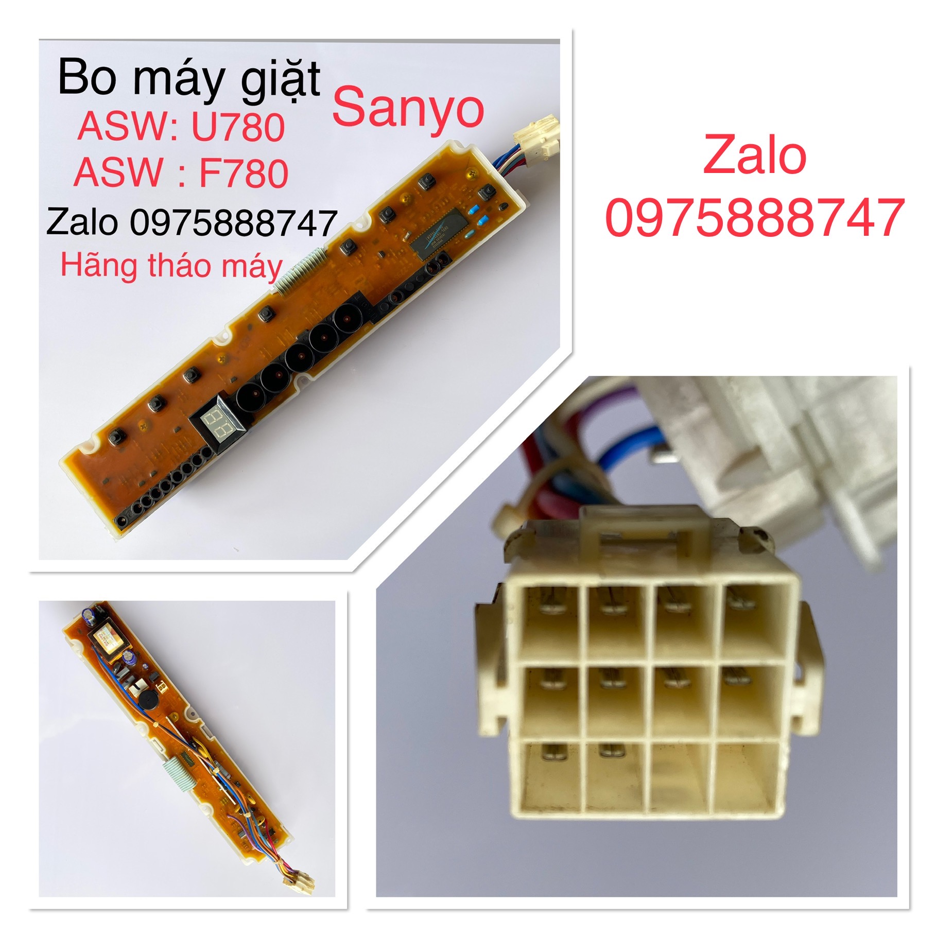 board máy giặt Sanyo - Aqua ASW - U780HT