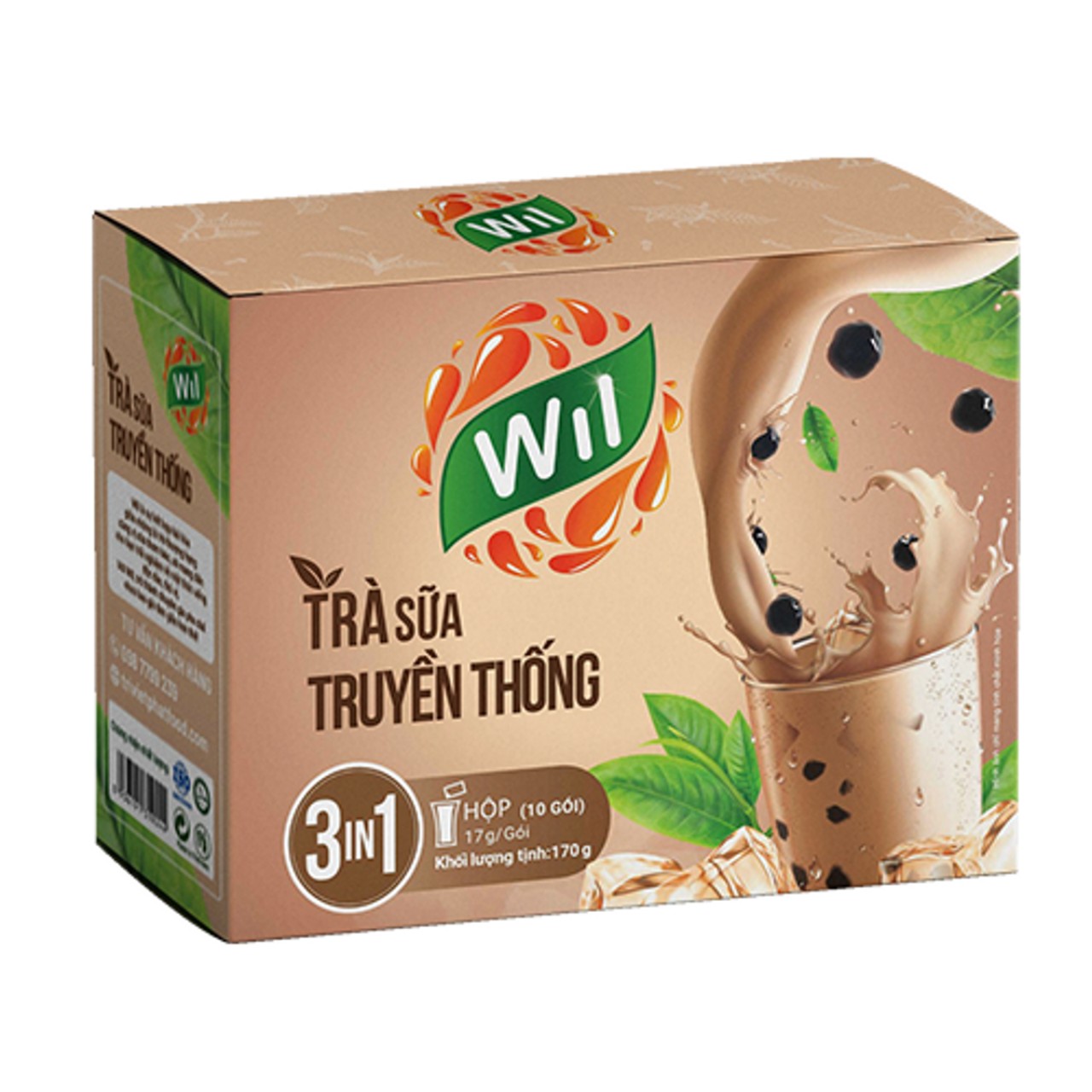 Trà sữa truyền thống wil hộp 10 gói