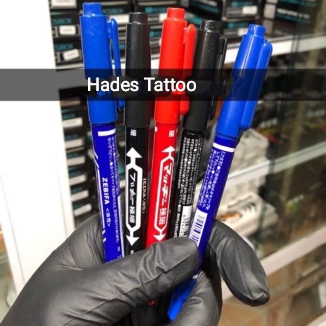 5 bút vẽ định hình lên da áp dụng phun xăm thẩm mỹ và xăm hình nghệ thuật