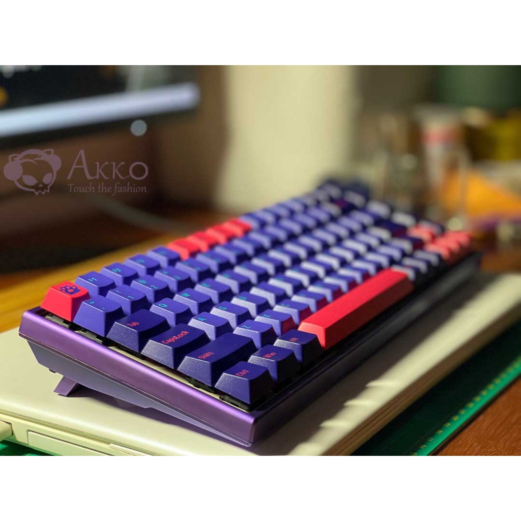 Bộ nút bàn phím cơ AKKO Keycap set Neon ASA Profile / Cherry Profile 157 nút