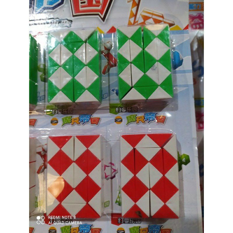 Vỉ 20 Chiếc Rubic Dài Loại Đẹp ( Sỉ Đồ Trẻ Em)