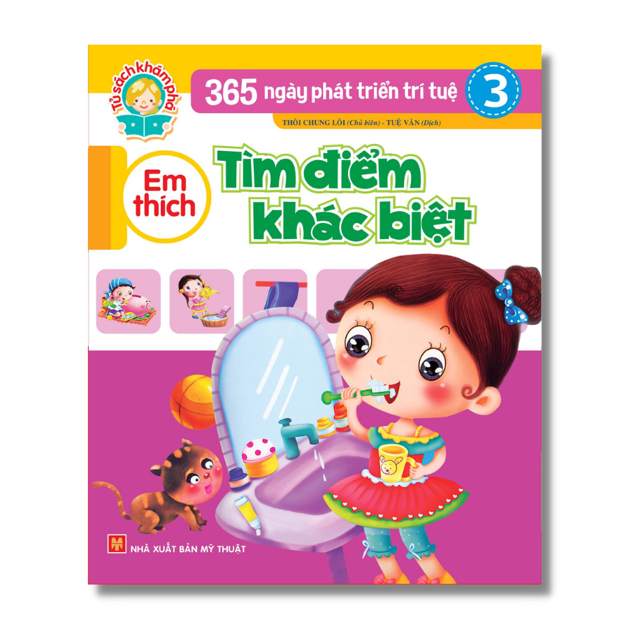 Sách: Combo 365 Ngày Phát Triển Trí Tuệ 3 (Túi 8 Cuốn)