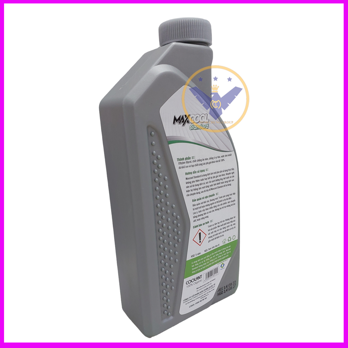 Nước làm mát xe ô tô, xe máy (màu xanh) Maxcool Standard lon 1L