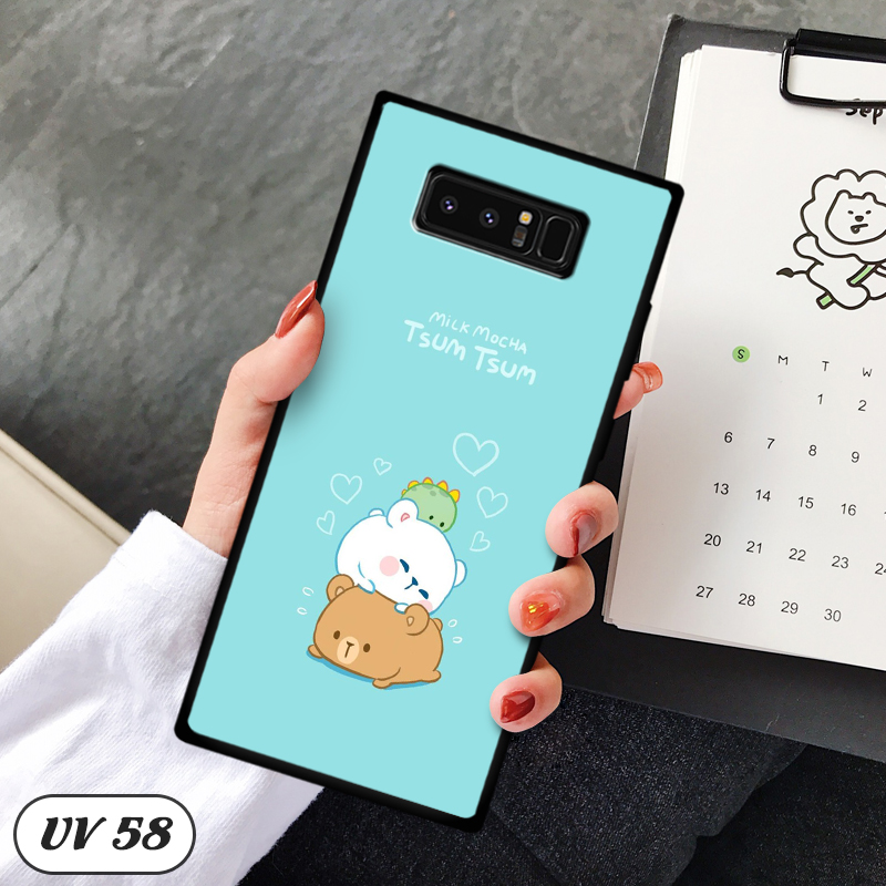 Ốp điện thoại SAMSUNG GALAXY NOTE 8 - lưng nhám viền dẻo