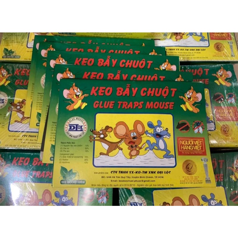 Keo dính chuột siêu dính ( 1 bọc 2 miếng)