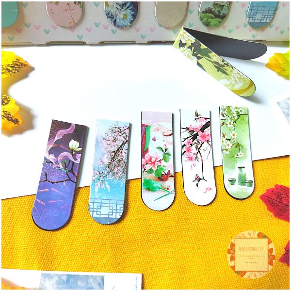 [HCM]Bookmark Nam Châm Đánh Dấu Sách - Phong Cảnh Cổ Trang (Mẫu Ngẫu Nhiên)