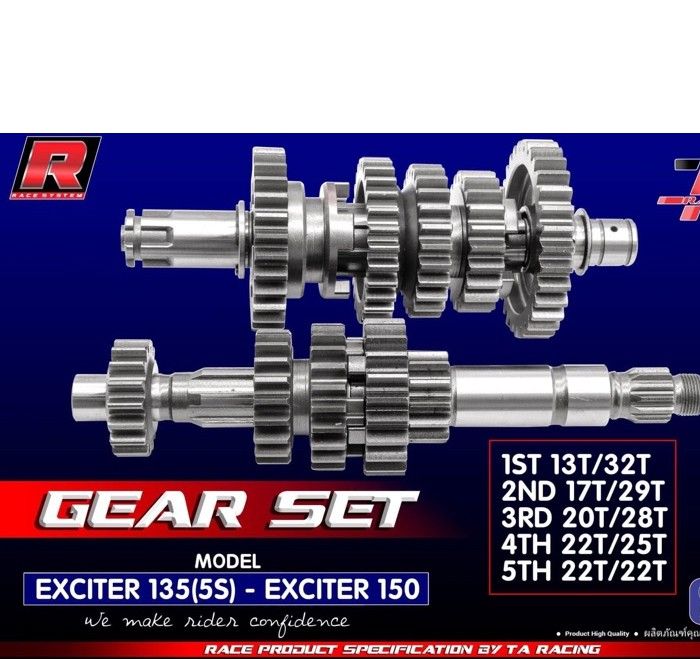 BỘ  5 số ĐỘ  EXCITER 135 & 150  TA RACING