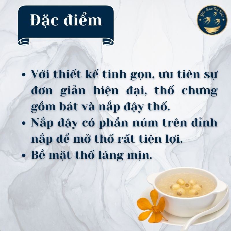 Thố sứ chưng yến (300ml)