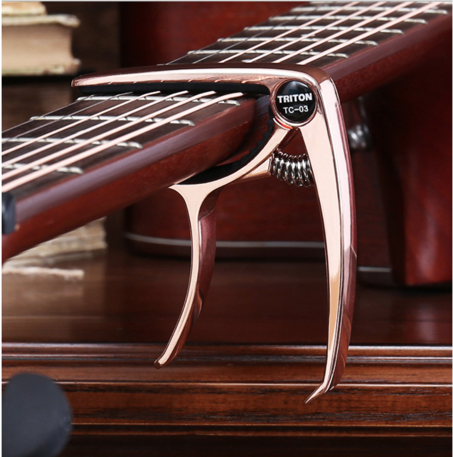 Capo Vân Gỗ Dành Cho Guitar Và Ukulele