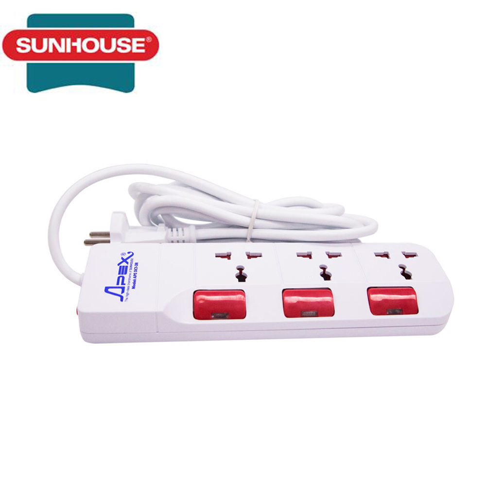 Ổ CẮM ĐIỆN SUNHOUSE APEX APE-OC1-3R