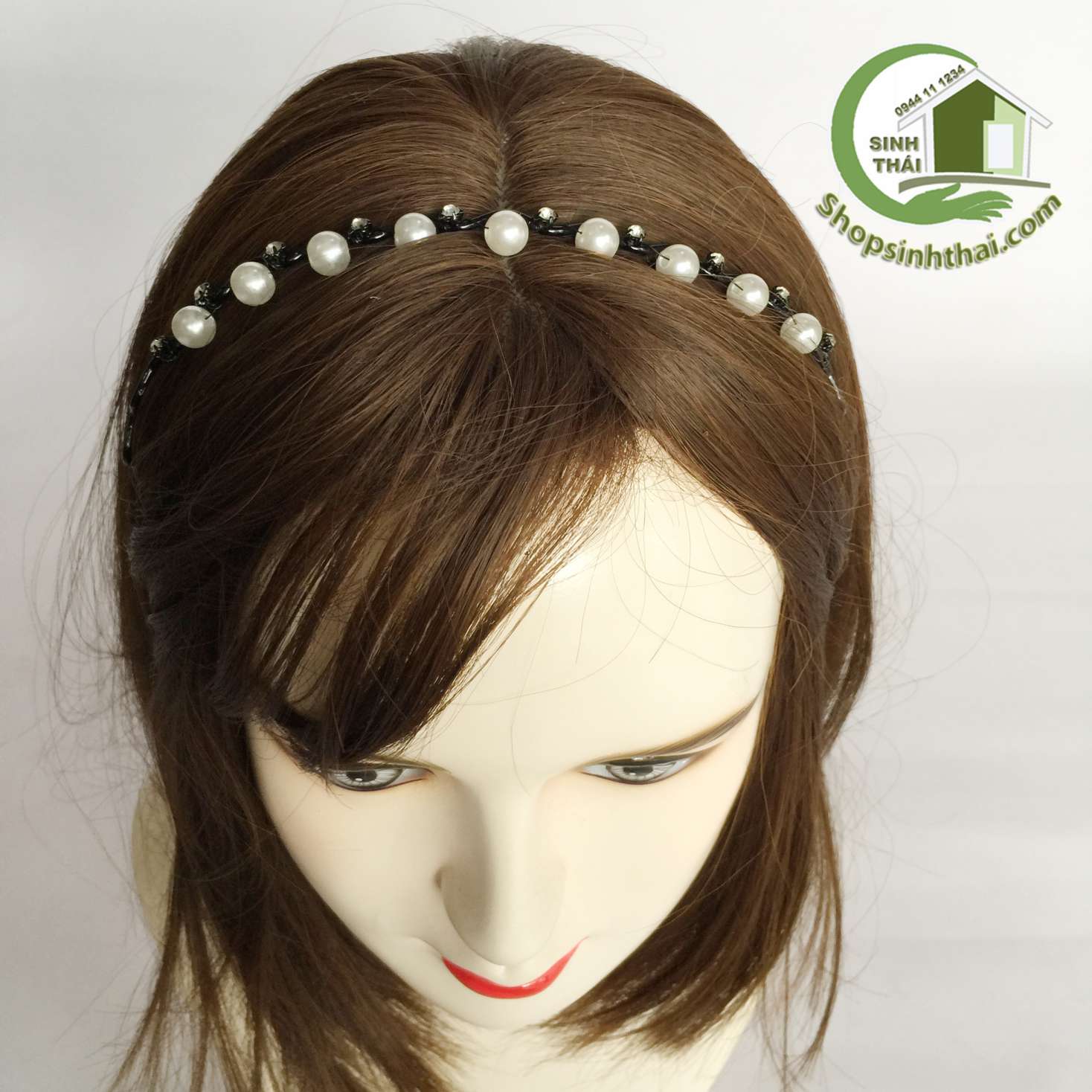 [HCM]Băng đô - bờm cài tóc lượn sóng đính ngọc trai