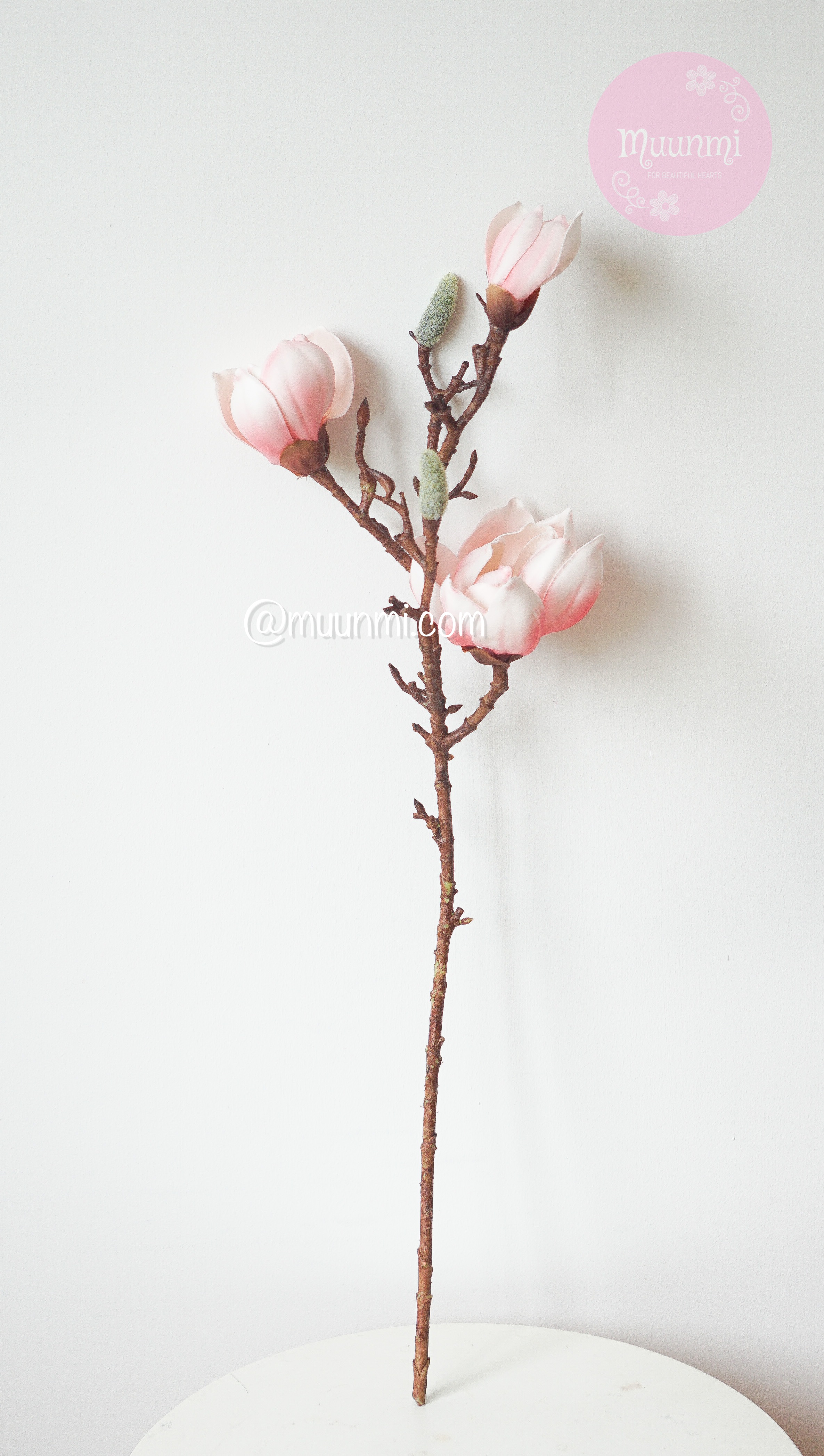 Hoa lụa 🌸  | Hoa MỘC LAN HỒNG cao cấp cắm bình rất ĐẸP và SANG