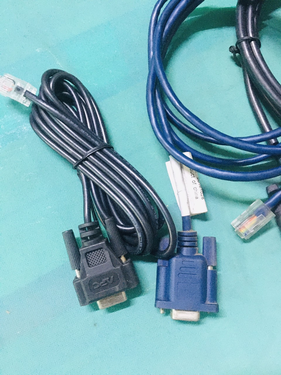 Cáp chuyển đổi Rs232 to RJ45 Cat5 1,2m- 1,8M