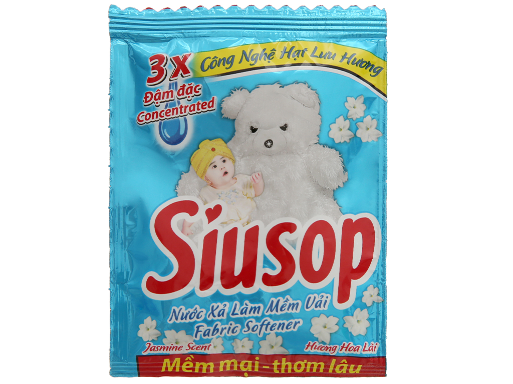 5 dây Nước xả vải SiuSop đủ hương (1 dây 10 gói, 1 gói 20g)