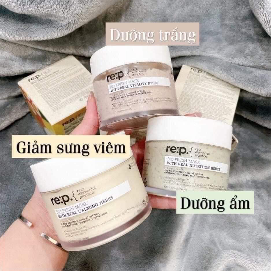 mặt nạ đất sét rep bio fresh mask mini dùng thử