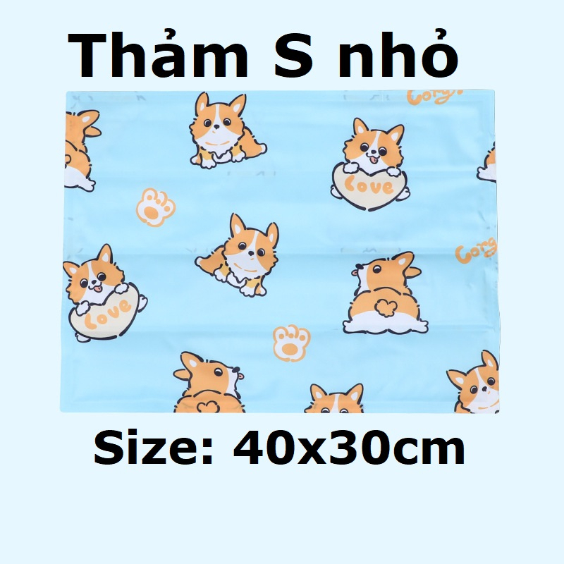 Thảm mát dạng gel cho chó mèo nệm gel mát thú cưng
