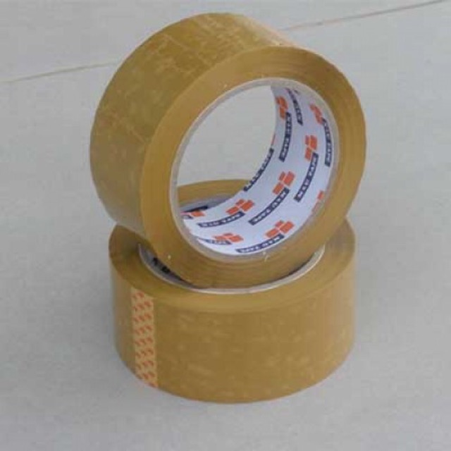200g Cuộn Băng keo Vàng 100Y - Ảnh Thật