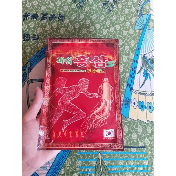 (Gói 20 miếng) Cao Dán Hồng Sâm Power Red Ginseng - Gói Đỏ
