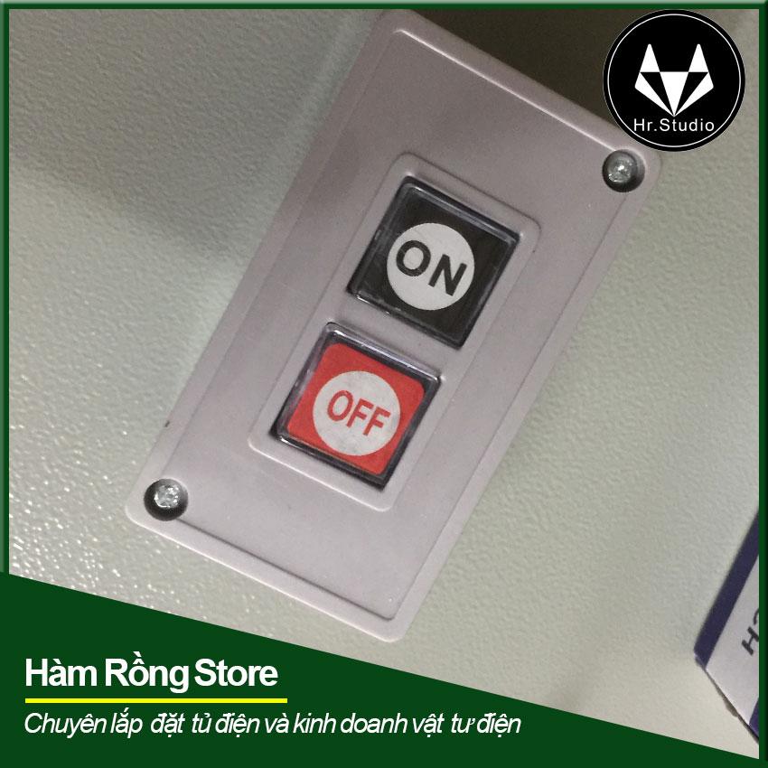Hộp nút ấn tpb-2 on off loại nhả 250vac 3a màu xám