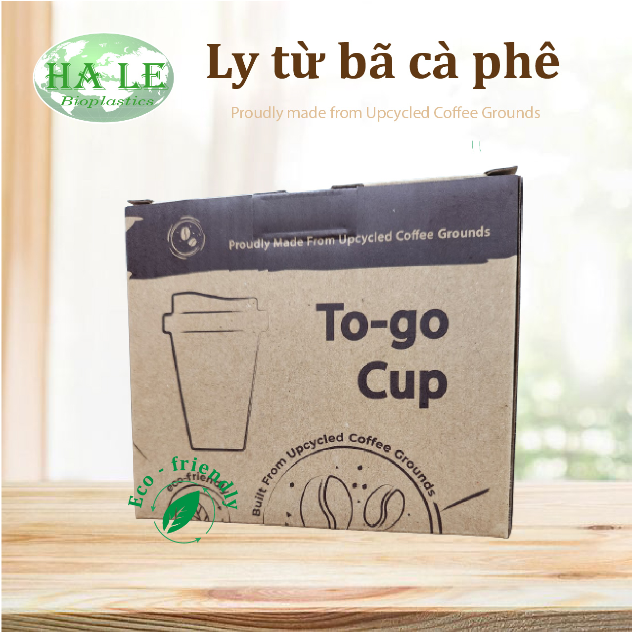 Ly Togo từ bã cà phê dung tích 300ml I Thân thiện môi trường