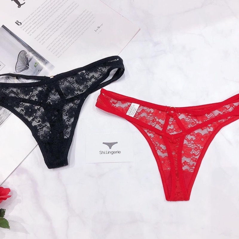 quần lọt khe ren dây [Shi.Lingerie]