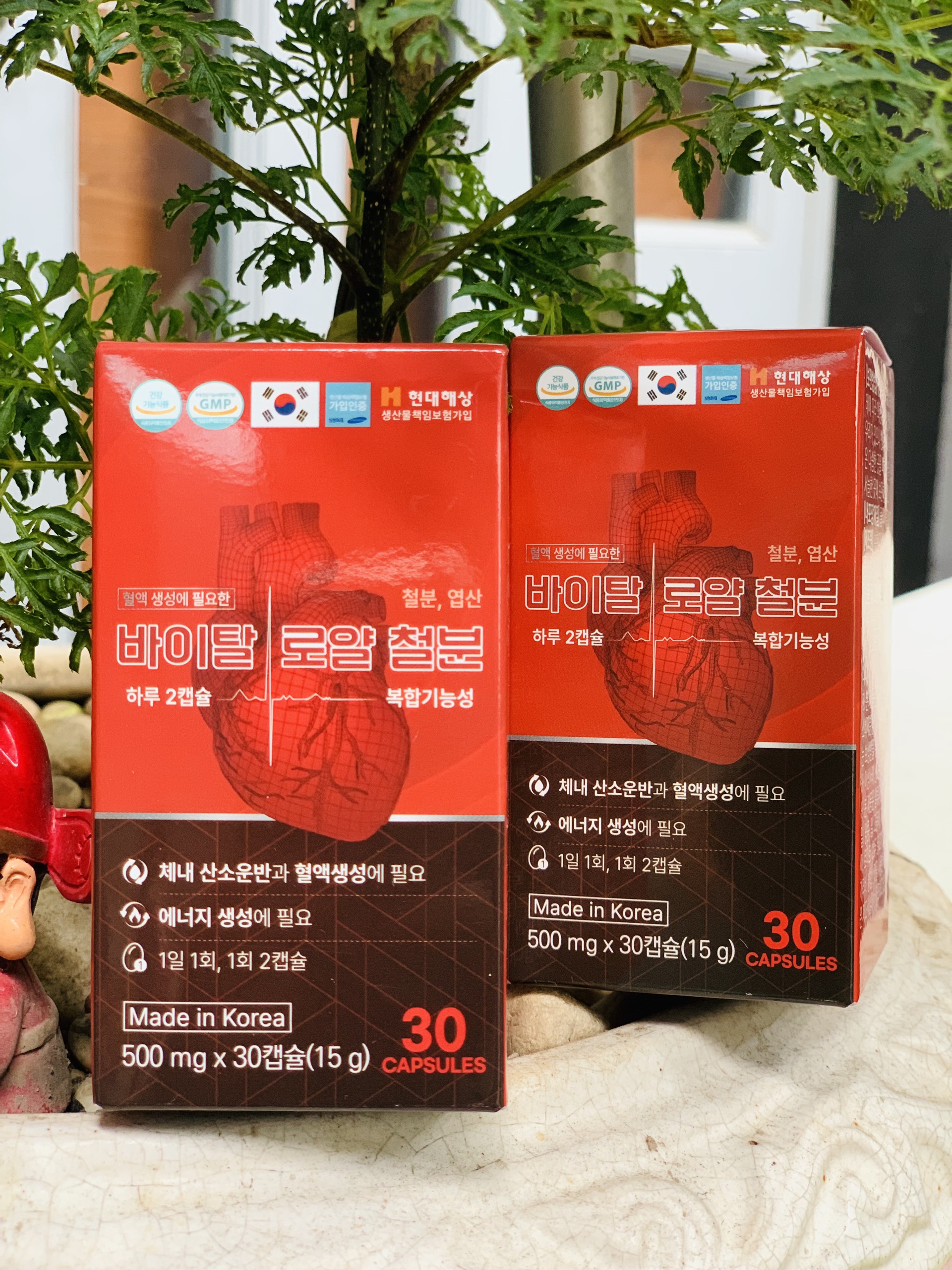(Hộp 30 viên) Viên bổ sung sắt Hàn Quốc