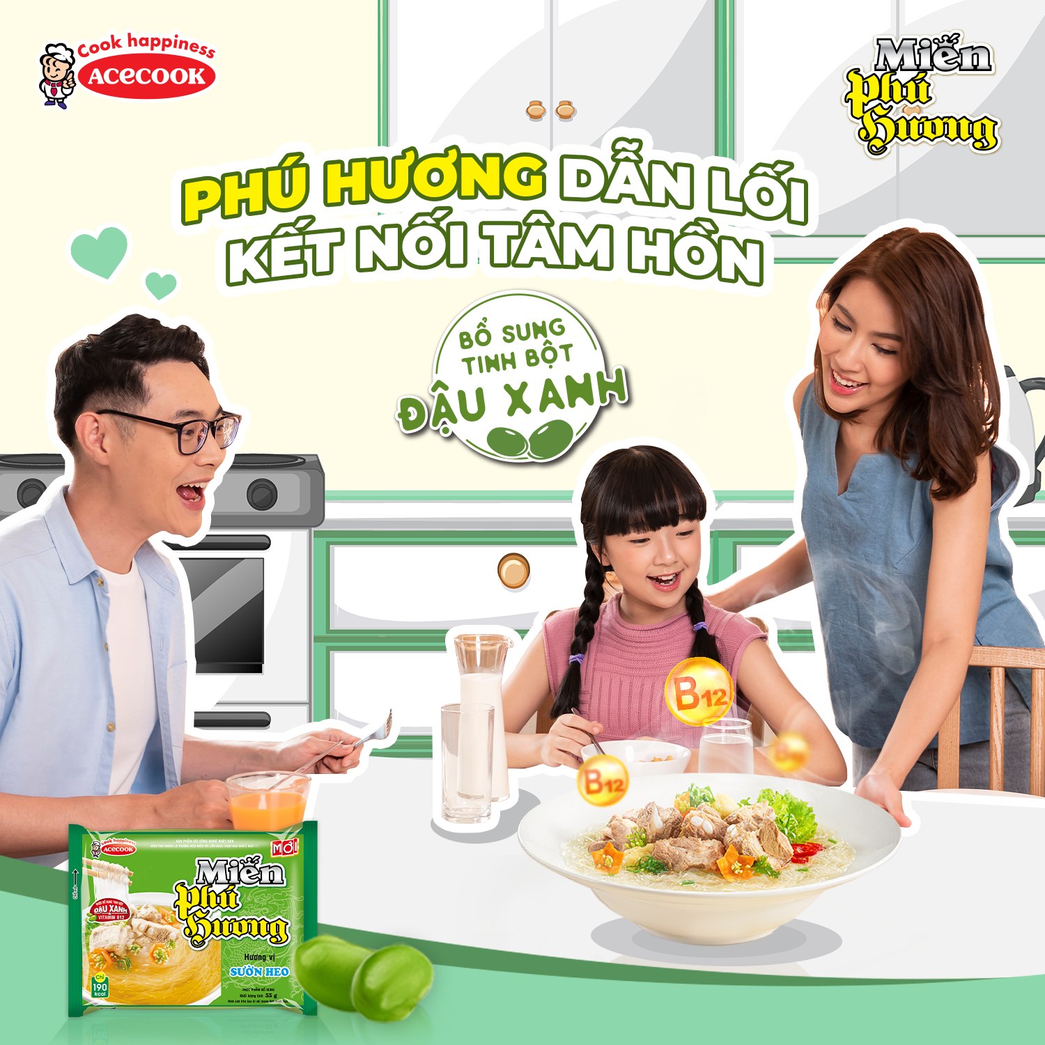 Thùng 24 gói miến Phú hương