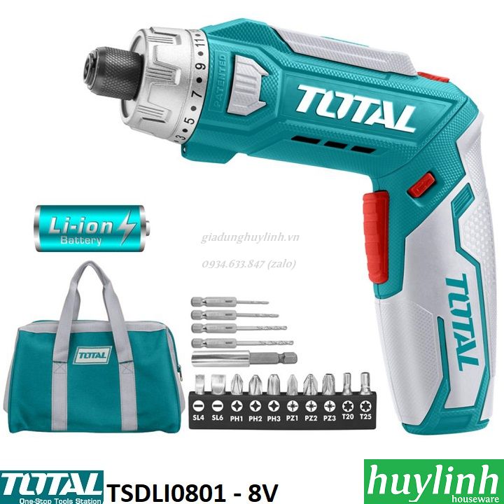 Máy Siết vít dùng pin Lithium 8V( miễn phí ship )