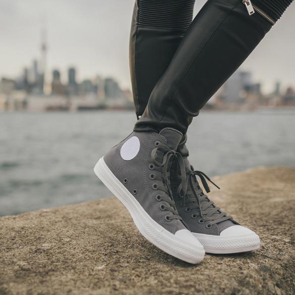 [HCM]Giày Vải Sneaker Bata Thể Thao CK2 Cổ Cao Xám Nhạt Nữ