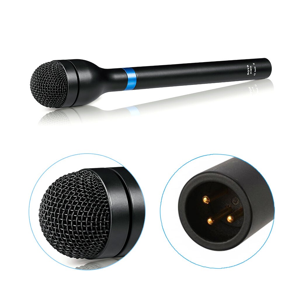 Micro phỏng vấn cầm tay cao cấp Boya BY-HM100