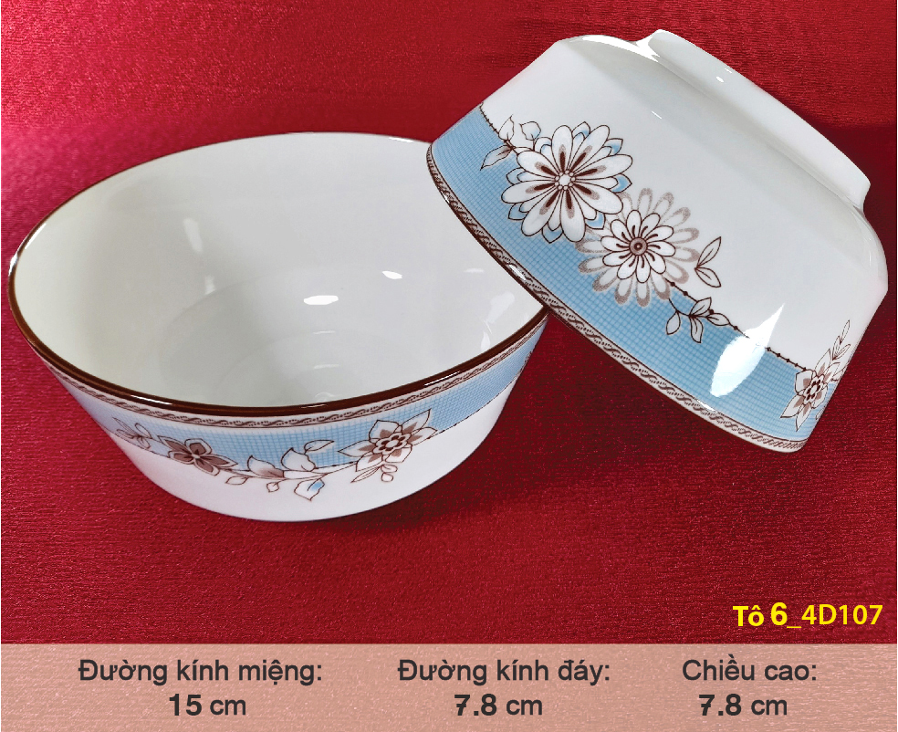TÔ 6 4D107 SỨ BÁT BẢO CAO CẤP, sINCE_1977