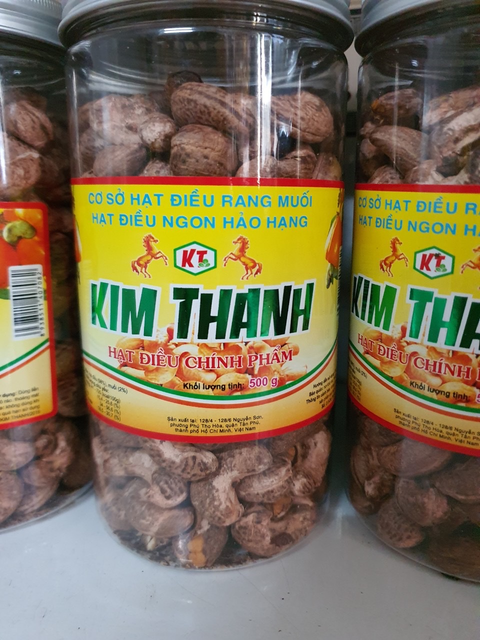Hạt Điều Rang Muối Còn Vỏ Lụa Ép Chân Không 400G