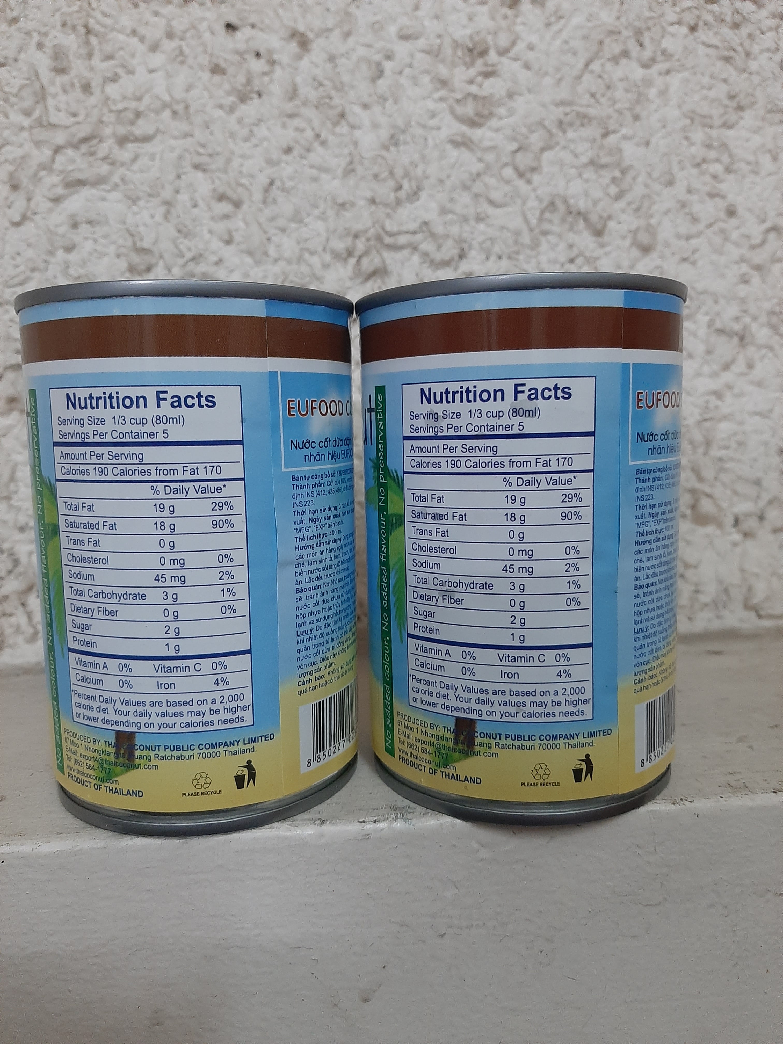 Nước cốt dừa Thái Lan 165ml - 400ml